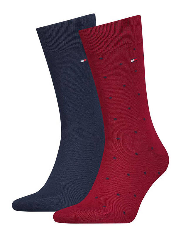 TOMMY HILFIGER 2erPack Dot Socks rouge