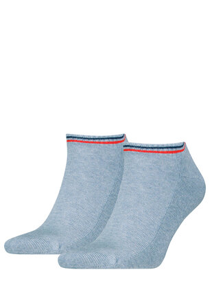 TOMMY HILFIGER Iconic Sneaker Socken light-blau-melange